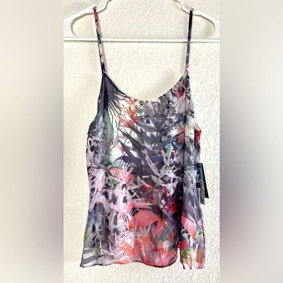 Alice + Olivia Silk Spaghetti Strap Women's Top - Picture 1 of 10